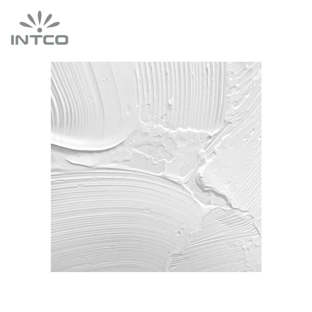 the white color details of Intco abstract wall art
